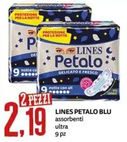 PRO7 Supermercati Lines petalo blu assorbenti ultra offerta