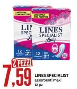 PRO7 Supermercati Lines specialist lady assorbenti maxi offerta