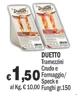 Primo Prezzo Duetto Tramezzini offerta