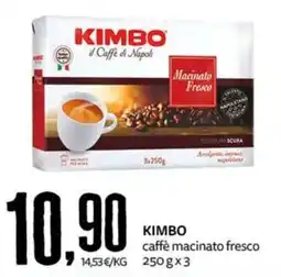 PRO7 Supermercati Kimbo caffè macinato fresco offerta