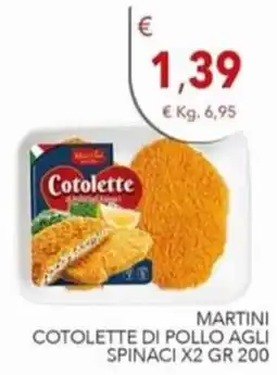 Diper Martini Cotolette di pollo agli spinaci offerta