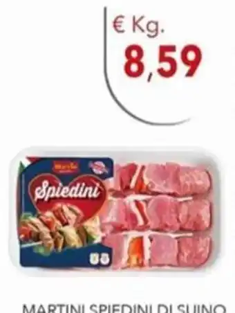 Martini spiedini di suino