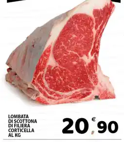 Il Centro Superstore Lombata di scottona di filiera corticella offerta