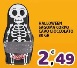 Il Centro Superstore Sagoma corpo cavo cioccolato Dolfin offerta