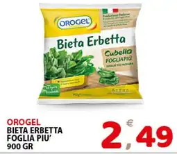 Il Centro Superstore Orogel bieta erbetta foglia piu' offerta