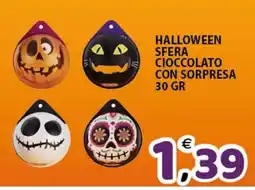 Il Centro Superstore Halloween sfera cioccolato offerta