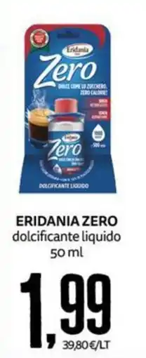 PRO7 Supermercati Eridania Zero dolcificante liquido offerta