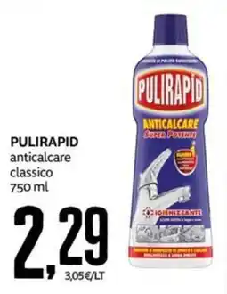 PRO7 Supermercati Pulirapid anticalcare classico offerta