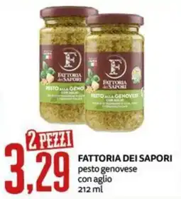 PRO7 Supermercati Fattoria dei Sapori pesto genovese con aglio offerta