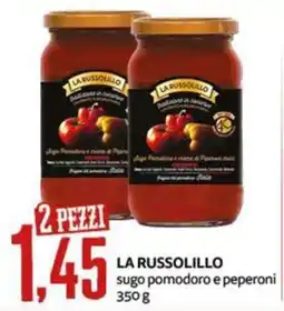 PRO7 Supermercati La Russolillo sugo pomodoro e peperoni offerta