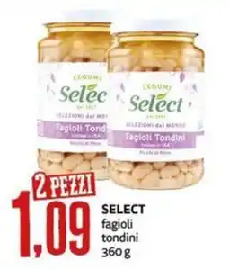 PRO7 Supermercati Select fagioli tondini offerta