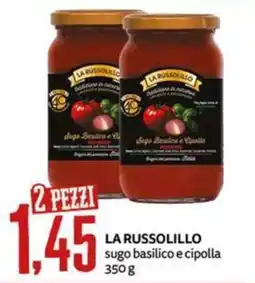 PRO7 Supermercati La Russolillo sugo basilico e cipolla offerta