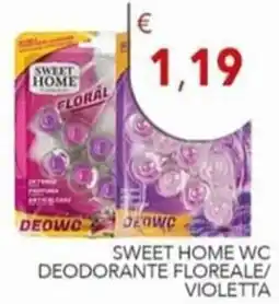 Diper Sweet Home WC deodorante floreale/violetta offerta