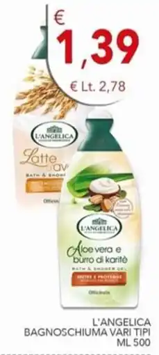Diper L'Angelica Bagnoschiuma vari tipi offerta