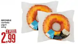 PRO7 Supermercati Gecchele ciambella yogurt offerta