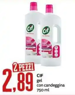 PRO7 Supermercati Cif gel con candeggina offerta