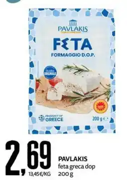 PRO7 Supermercati Pavlakis feta greca dop offerta
