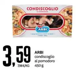 PRO7 Supermercati Arbi condiscoglio al pomodoro offerta