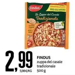 PRO7 Supermercati Findus zuppa del casale tradizionale offerta