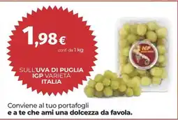 Coop Superstore Uva di Puglia IGP Varietà Italia offerta