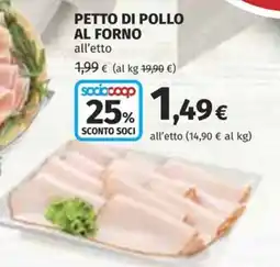 Coop Superstore Pettro di pollo al forno offerta