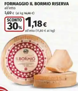 Coop Superstore Formaggio il Bormio Riserva offerta
