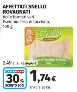 Coop Superstore Affettati snello rovagnati offerta