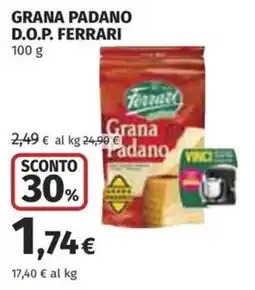 Coop Superstore Grana Padano D.O.P. Ferrari offerta