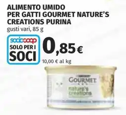 Coop Superstore Alimento umido per gatti Gourmet Nature's Creations Purina offerta