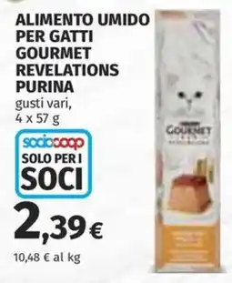 Coop Superstore Alimento umido per gatti Gourmet Revelations Purina offerta
