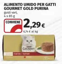 Coop Superstore Alimento umido per gatti Gourmet Gold Purina offerta