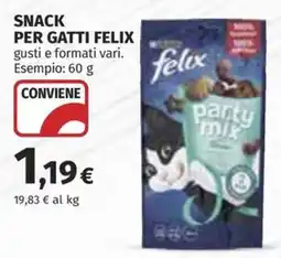 Coop Superstore Snack per gatti Felix offerta
