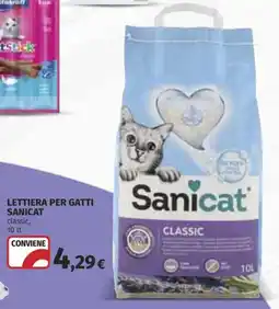 Coop Superstore Lettiera per gatti Sanicat classic offerta