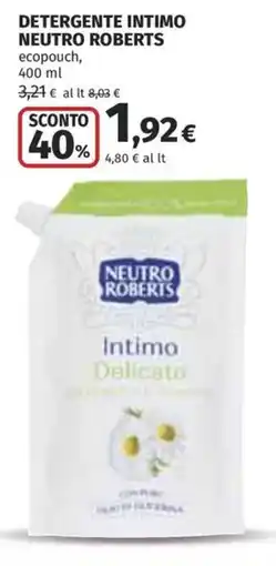 Coop Superstore Detergente intimo Neutro Roberts offerta