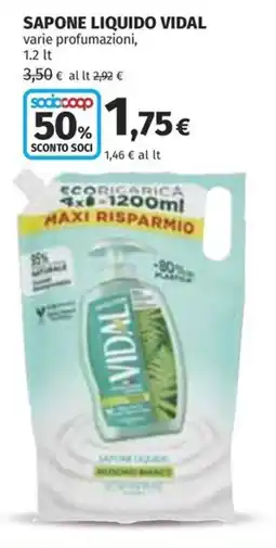 Coop Superstore Sapone liquido Vidal offerta