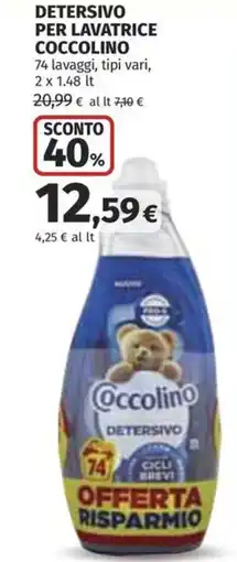 Coop Superstore Detersivo per lavatrice Coccolino offerta