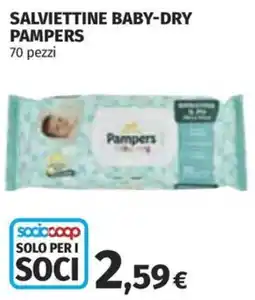 Coop Superstore Salviettine baby-dry Pampers offerta