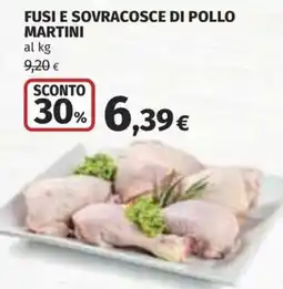 Coop Superstore Fusi e sovracosce di pollo Martini offerta