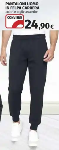 Coop Superstore Pantaloni uomo in felpa Carrera offerta