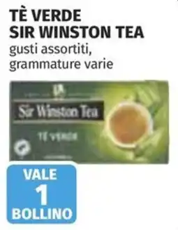 Coop Superstore Tè verde Sir Winston Tea offerta
