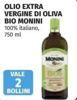 Coop Superstore Olio extra vergine di oliva bio Monini offerta