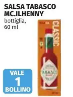 Coop Superstore Salsa Tabasco classic offerta