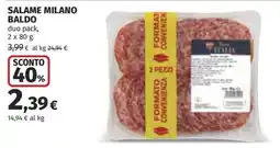 Coop Superstore Salame milano baldo offerta