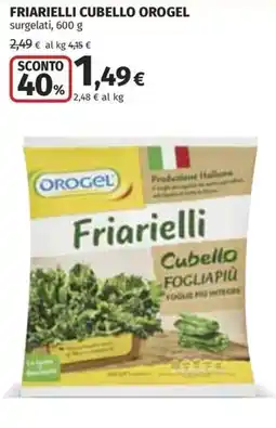 Coop Superstore Friarielli Cubello Orogel offerta