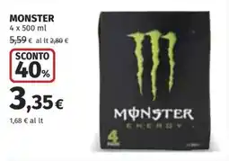 Coop Superstore Monster Energy offerta