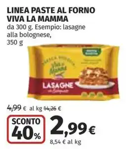Coop Superstore Lasagne Viva la Mamma offerta