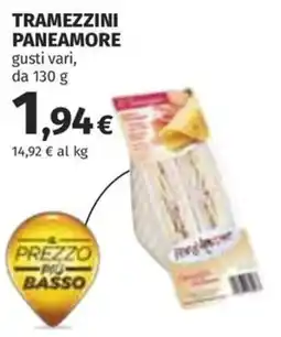 Coop Superstore Tramezzini Paneamore offerta