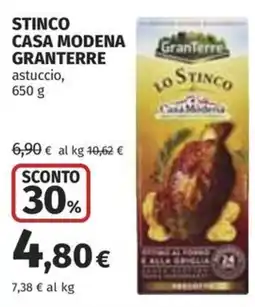 Coop Superstore Stinco Casa Modena Granterre offerta