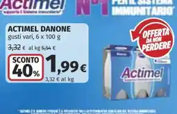 Coop Superstore Actimel Danone offerta