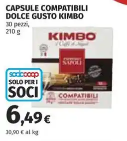Coop Superstore Capsule compatibili Dolce Gusto Kimbo offerta